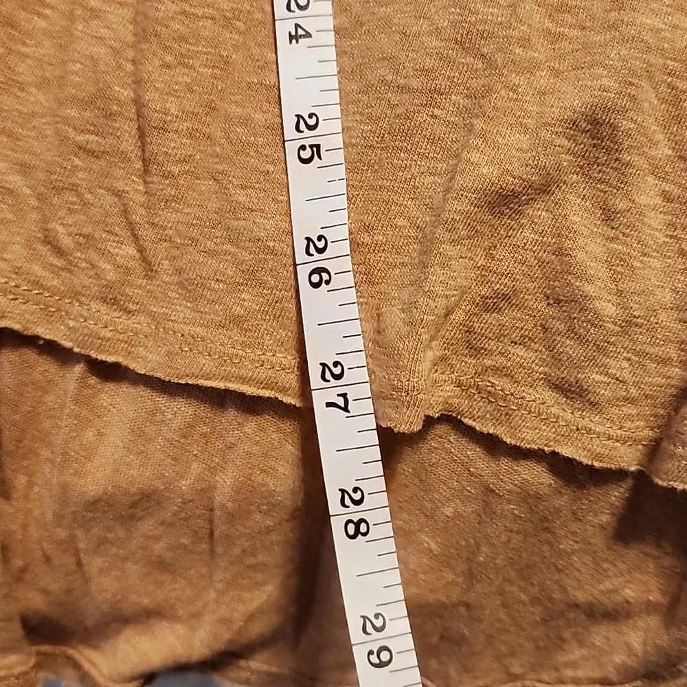 Free People Mustatd Yellow Flowing Top - Picture 5 of 8